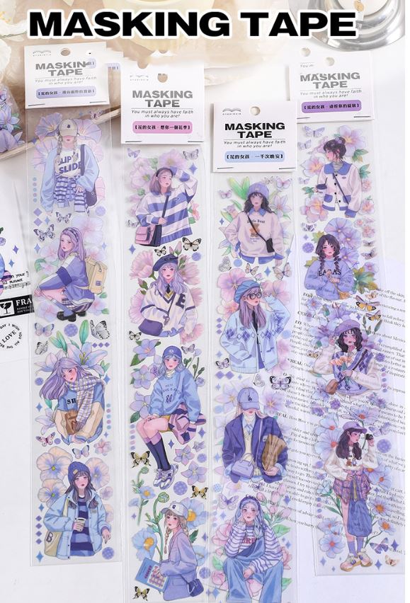 Girl Transparent Masking Sheet